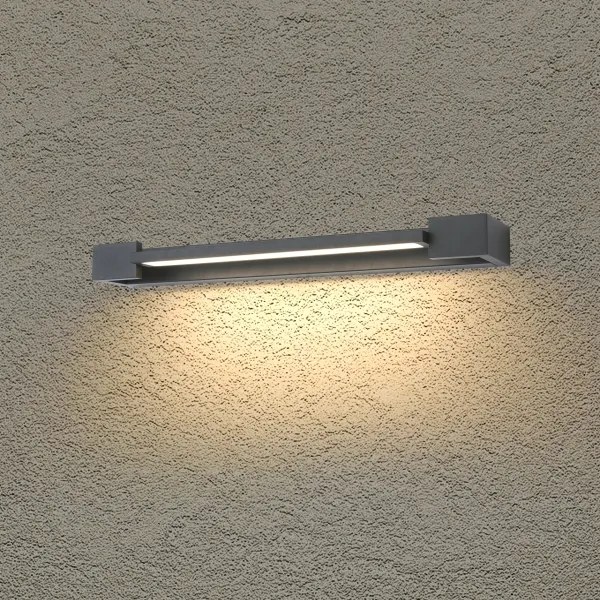 Brilagi - Kúpeľňové LED osvetlenie zrkadla AQUA LINE LED/12W/230V 45 cm IP44 antracit