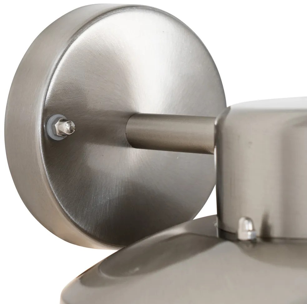 Priemyselná nástenná lampa oceľ IP44 - Shell