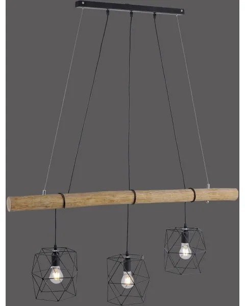 Leuchten Direkt 15503-18 - Luster na lanku EDGAR 3xE27/60W/230V