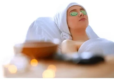 Gélové chladiace vankúšiky na oči Cucumber, 2 ks