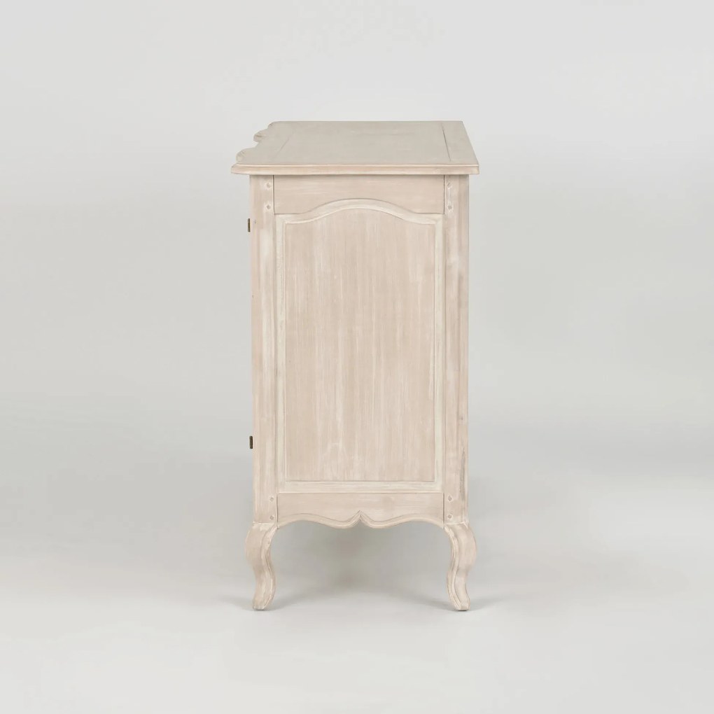 Komoda Venezia 150 cm z masívu béžová