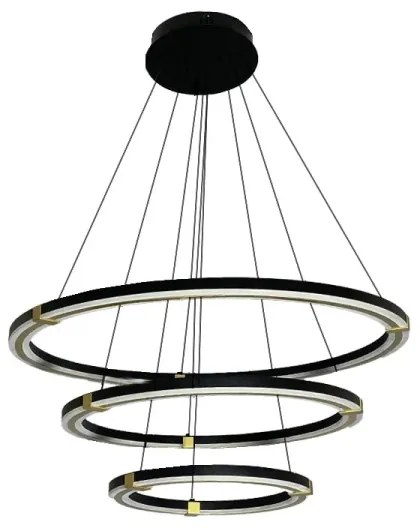 LED Stmievateľný luster na lanku LED/235W/230V 3000-6500K + diaľkové ovládanie