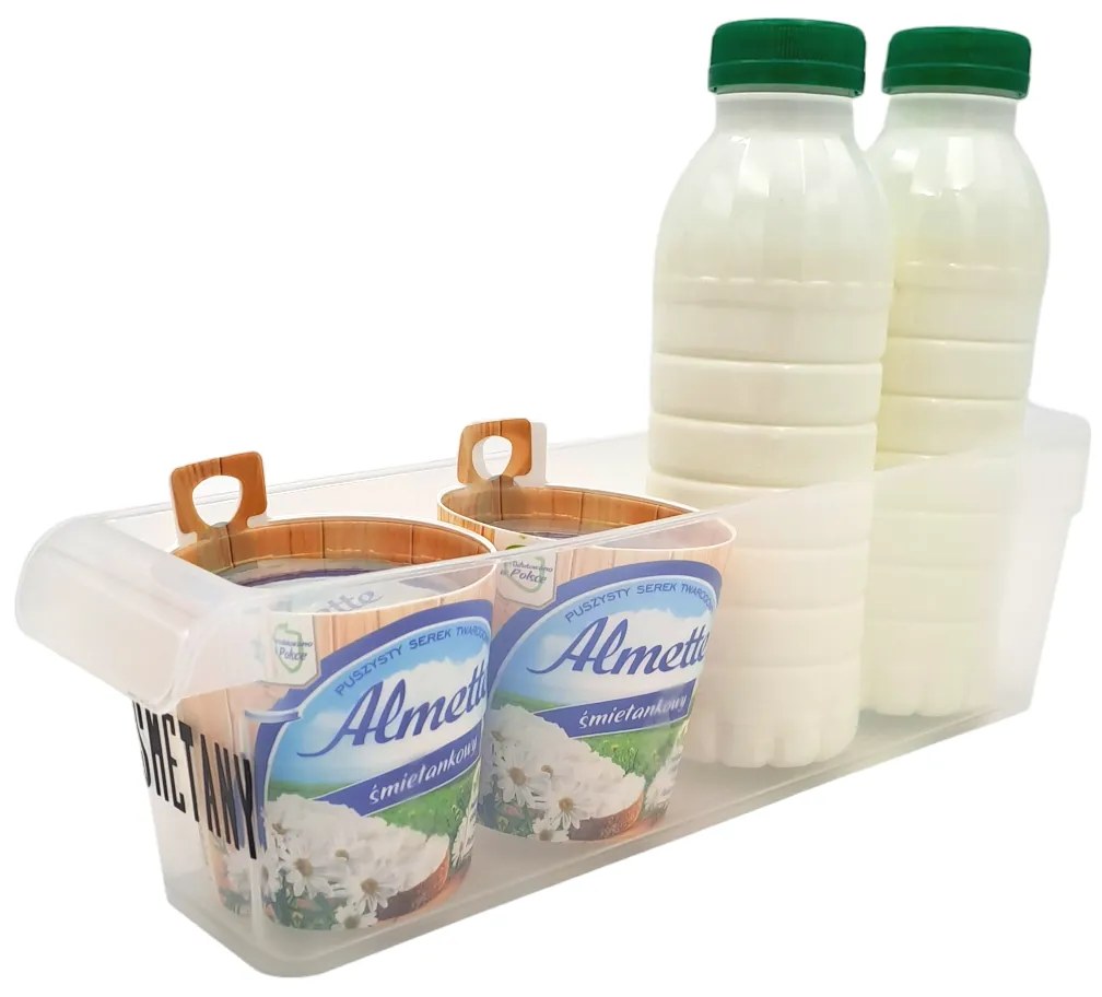 Súprava 3 ks organizérov do chladničky, ROTHO LOFT FRIDGE, antibakteriálne 5 l + 3 l + 1,5 l