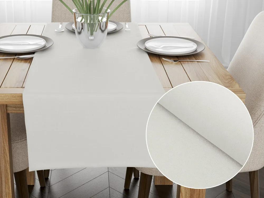 Biante Dekoračný behúň na stôl BKS-403 Svetlo sivobéžový 20x160 cm