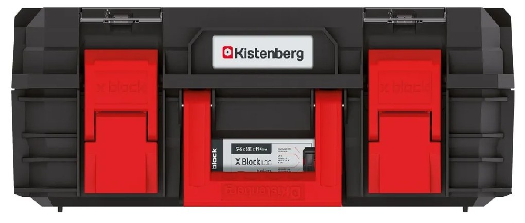 Kistenberg Kufor na náradie X BLOCK LOG čierny 546x380x194
