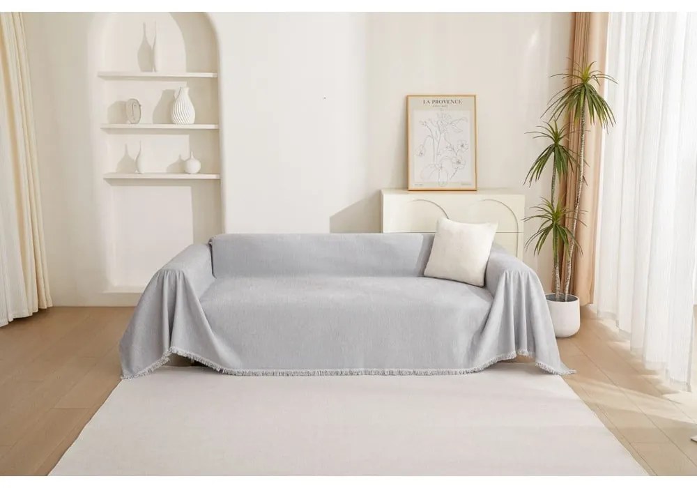 Svetlosivý poťah na kreslo 70 cm Talo – Filumi