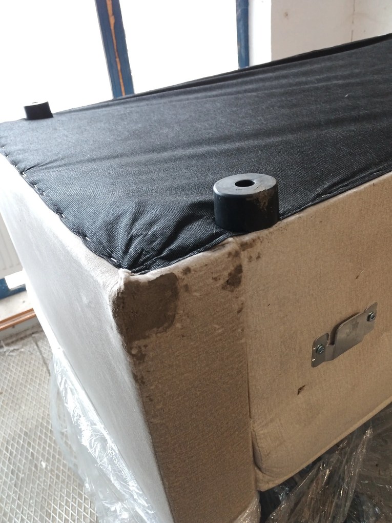 AKCIA Béžová rozkladacia rohová pohovka CAVELO, obojstranná II. akosť