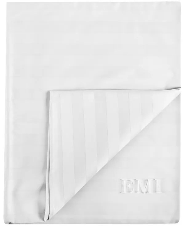 Plachta posteľná pevna damašková biela EMI, Pevná plachta 140x220