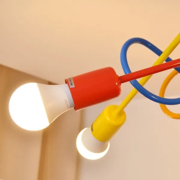 LED Detský prisadený luster OXFORD 5xE27/15W/230V