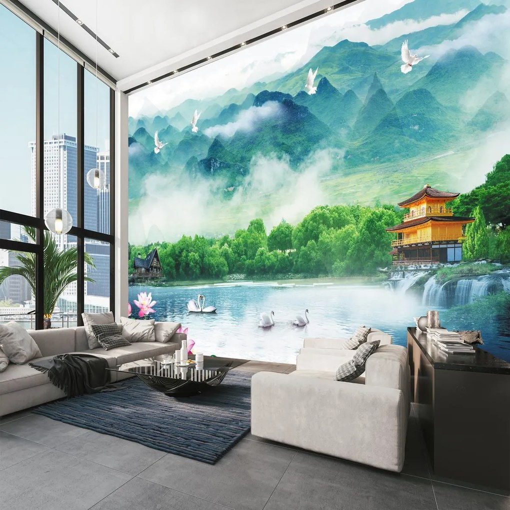 Fototapeta - Snová krajina (147x102 cm)