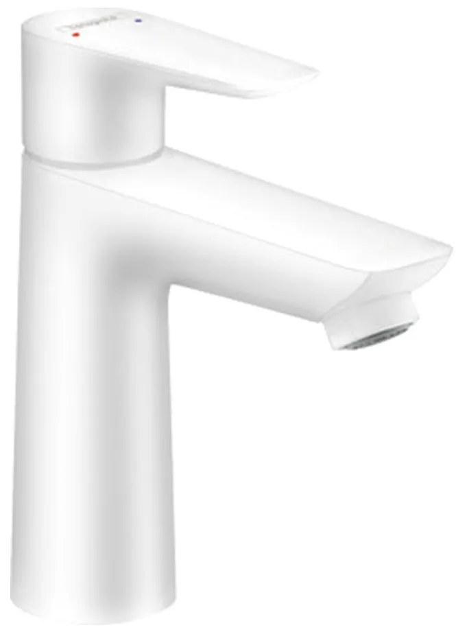 Hansgrohe Talis E, umývadlová batéria 110 bez odtokovej súpravy, biela matná, HAN-71712700
