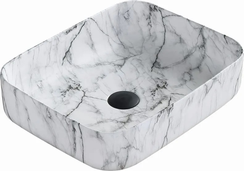 Mexen CARLA umývadlo, 50x39 CM, mramor, 21555093