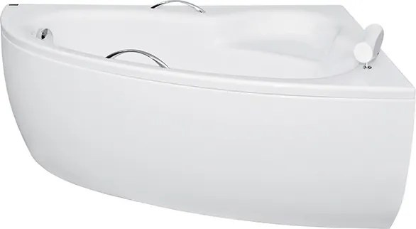 Besco Akrylátová asymetrická vaňa Natalia 150x100 BESCO-Farba: Biela, BESCO-Orientácia: Pravá