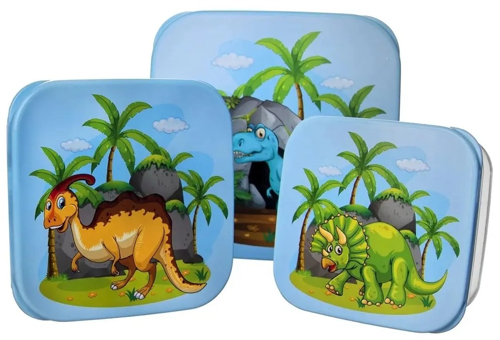 Orion 4-dielna sada desiatových boxov Dinosaurus