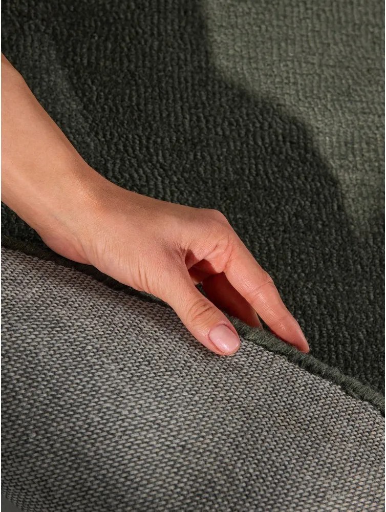 Tmavozelený ručne tkaný koberec s prímesou vlny 125x200 cm Kari Organic – Villeroy&Boch