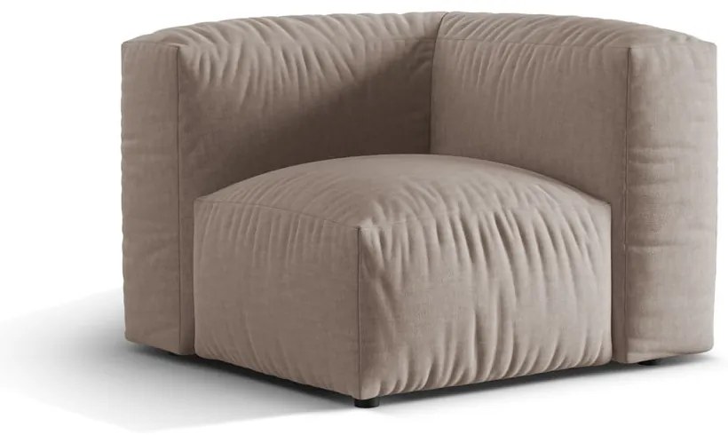 Béžový modul pohovky (variabilný) Martina – Micadoni Home