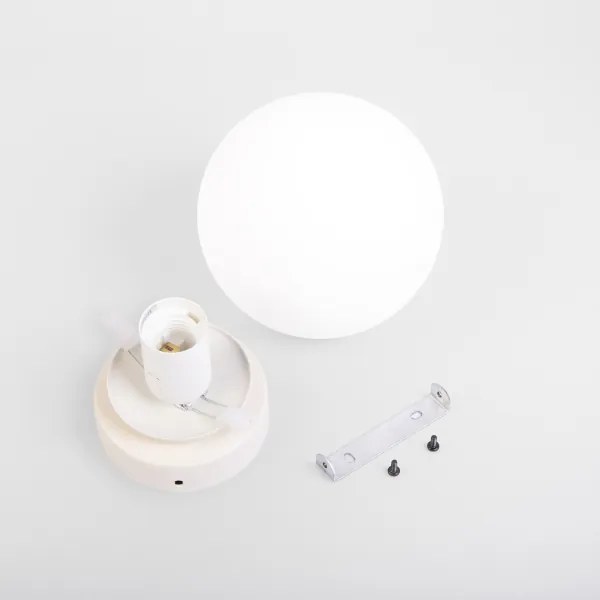 Stropné svietidlo MOONLIGHT 1xE27/15W/230V, priemer 16 cm, krémové