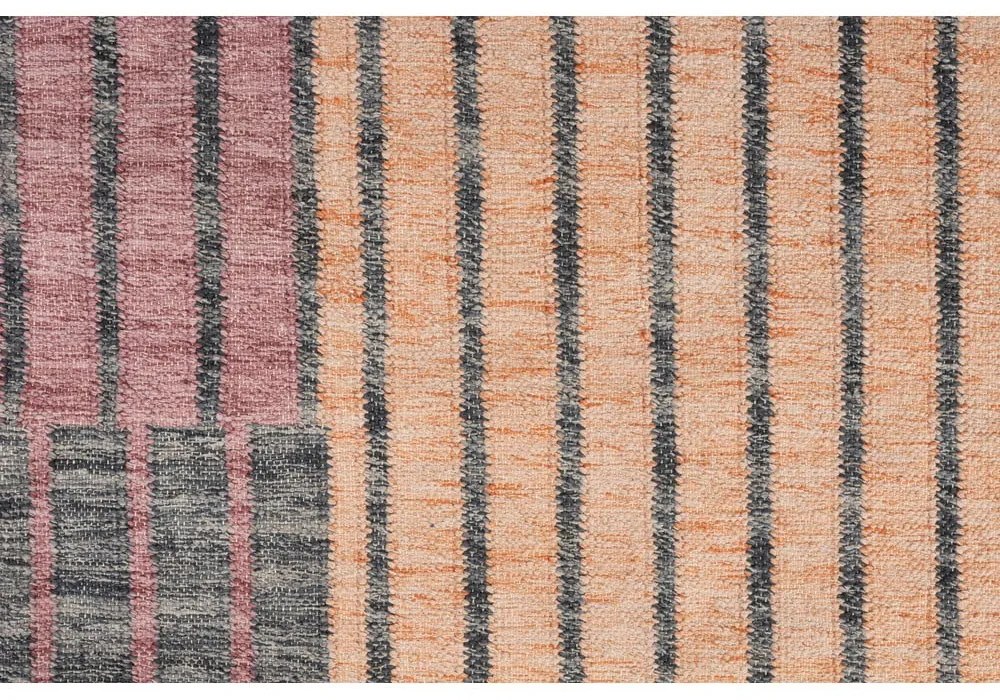 Ružový/broskyňový bavlnený koberec 160x230 cm Hampton – Dutchbone