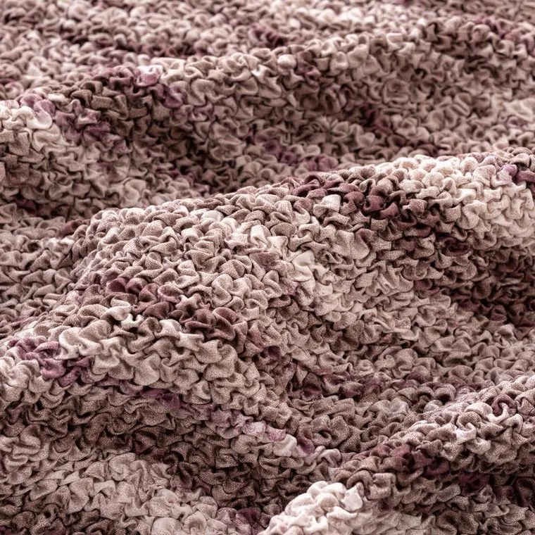 Bielastické poťahy OCEANO NOVÉ hnedo-vínové kreslo ušiak (š. 60 - 110 cm)