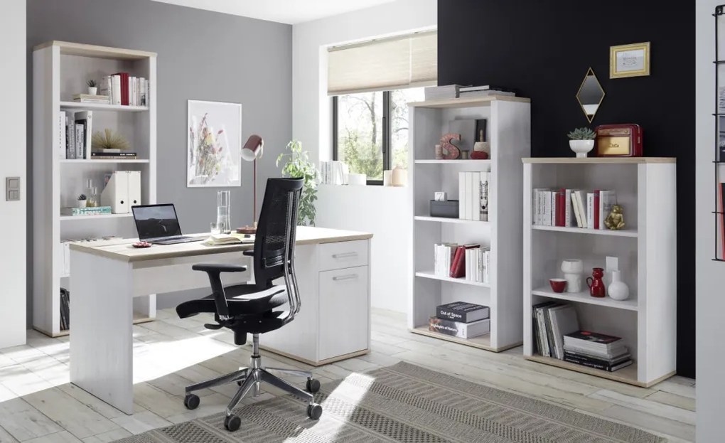 Písací stôl Romance, smrekovec/dub