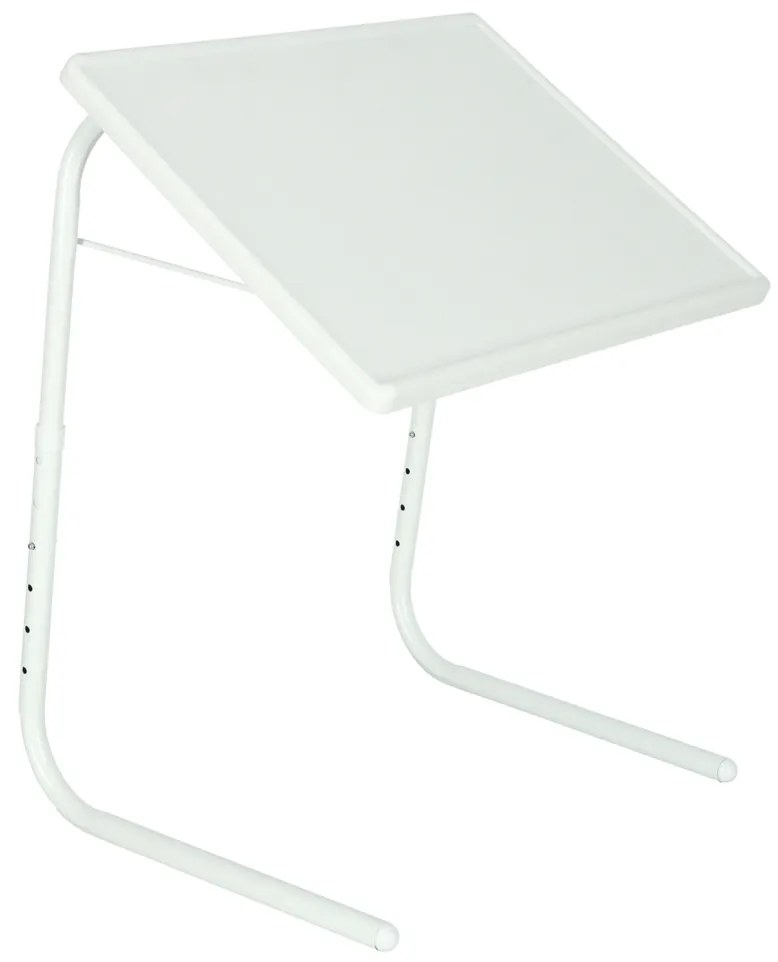 IKO Skladací príručný stolík pod notebook 52x40cm biely