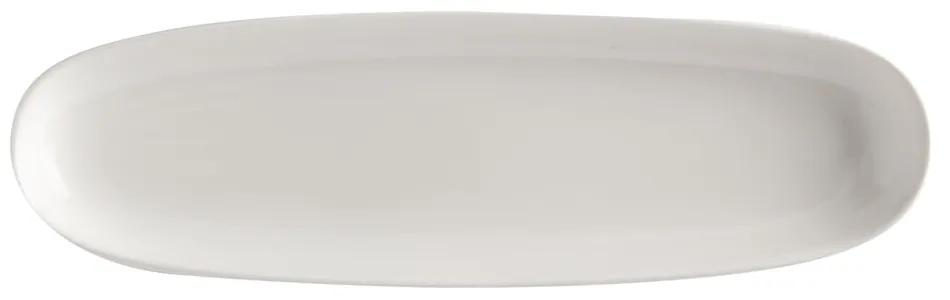 Biely porcelánový servírovací tanier Maxwell &amp; Williams Basic, 30 x 9 cm