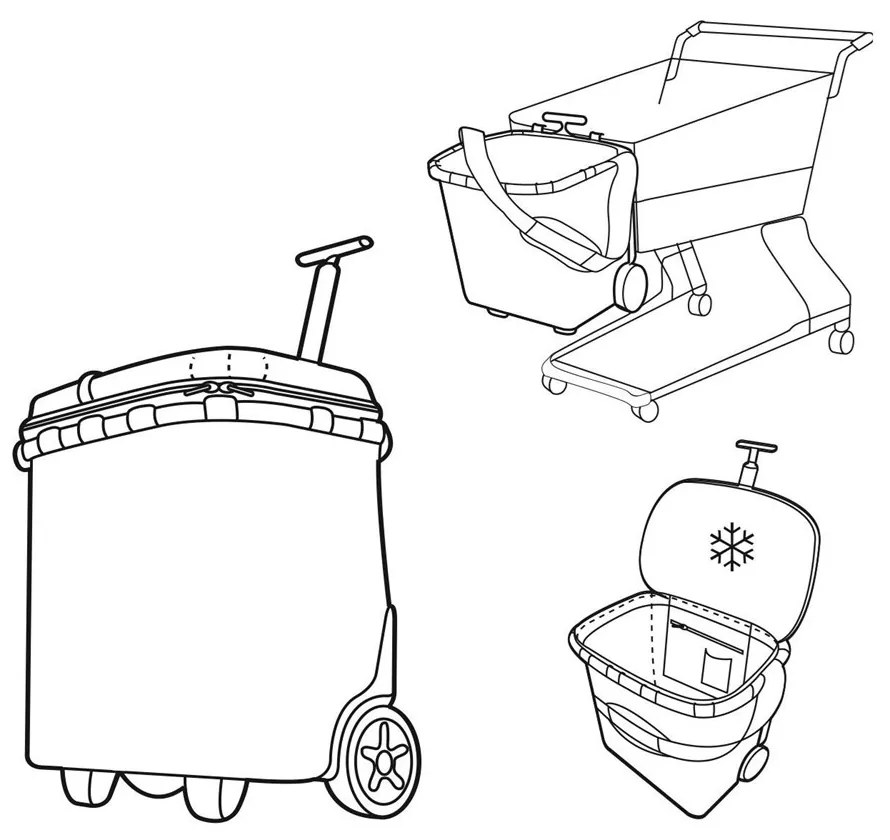 Reisenthel Termotaška na kolieskach Carrycruiser ISO red