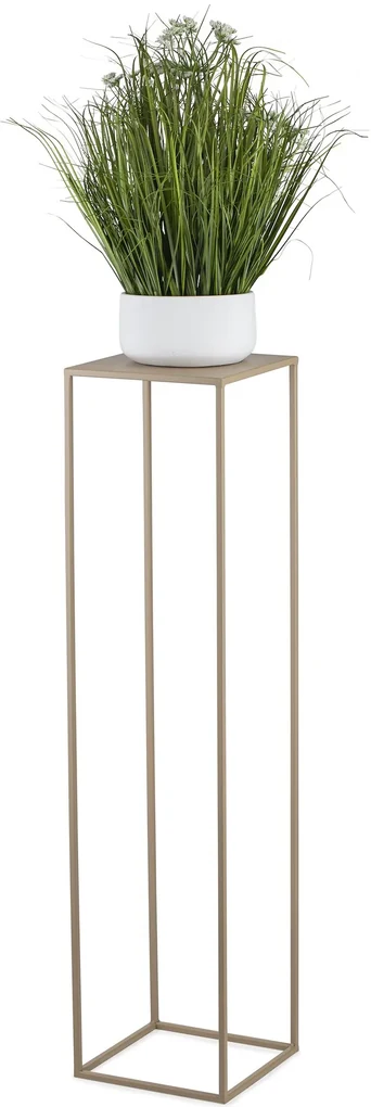 STOJAN NA KVETINÁČ SIMPLE 100X24X24 CM BÉŽOVÁ
