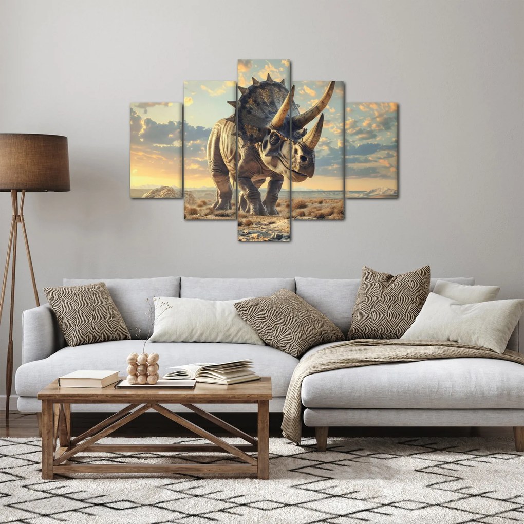Obraz - Triceratops (150x105 cm)