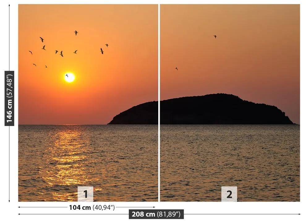 Fototapeta Vliesová Východ slnka mora 104x70 cm