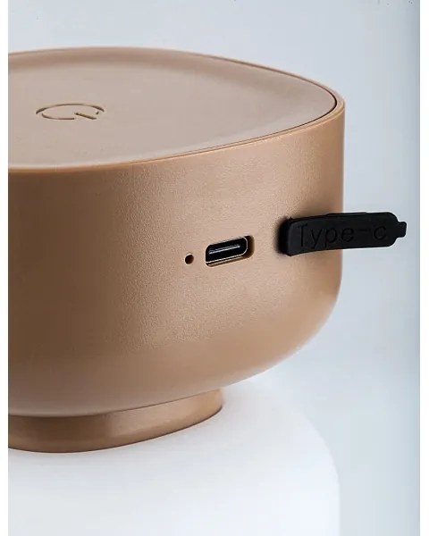 Rabalux 77143- LED Stmiev. nab. dot. von. stolná lampa FUNES LED/3W/5V IP44 hnedá