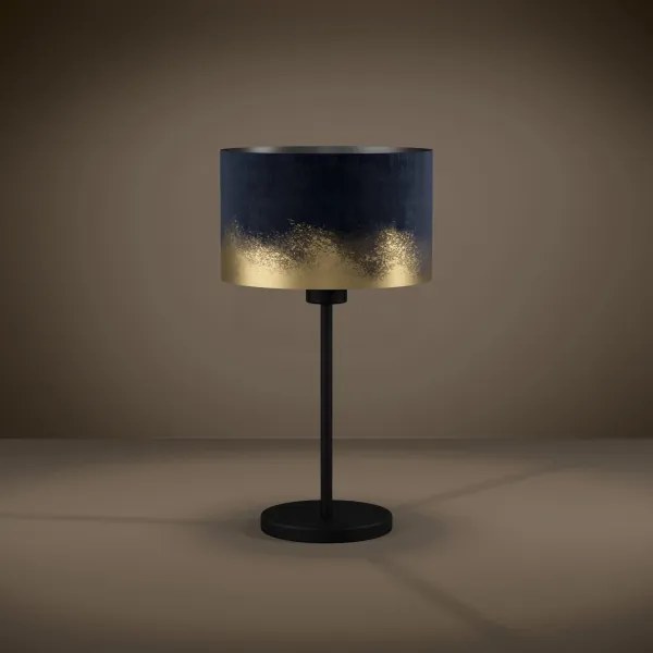 Eglo 39975 - Stolná lampa CASUARITA 1xE27/40W/230V modrá/zlatá