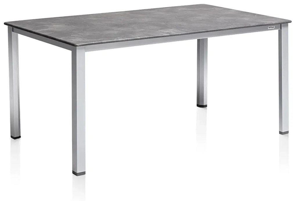 Cubic záhradný jedálenský stôl 160x90 strieborný