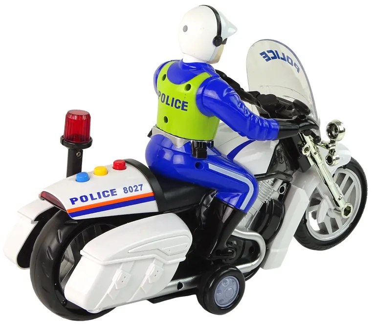 Lean Toys Policajná motorka s policajtom