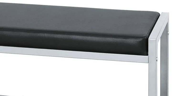 Predsieňová lavica s priehradkou na topánky Enya, čierny sedák