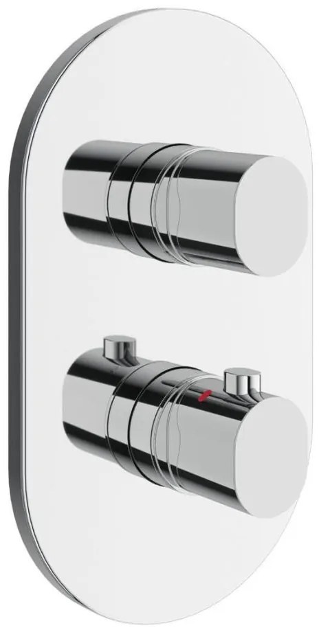 Ravak X070457 - Termostatická sprchová batéria pre podomietkovú inštaláciu CHROME lesklý chróm