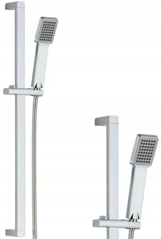 Gamma Zn3, sprchový stĺp s ručnou sprchovou hlavicou 62cm, chrómová, GMA-ZN3-CH