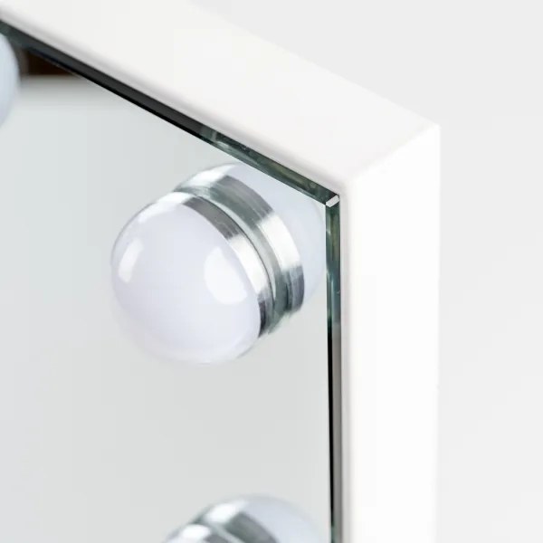 BRILAGI - LED Stmievateľné make-upové zrkadlo HOLLYWOOD LED/15W/230V 55x77 cm biela