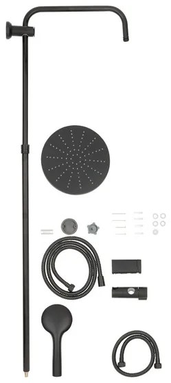 Livarno home Súprava hlavovej sprchy (čierna)  (100378989)