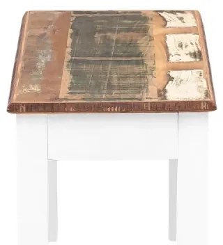 furniture-nabytek.cz - Masívna lavica Perth z recyklovaného dreva, lakovaná, biela / farebná