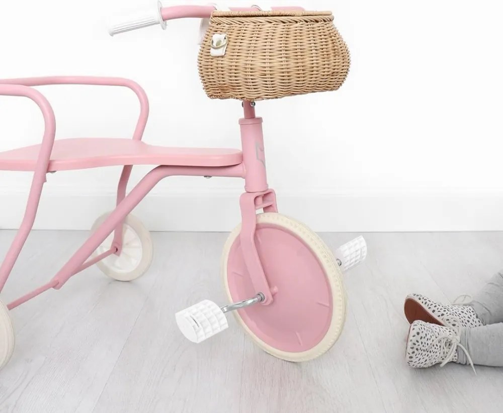 Detská trojkolka ružová