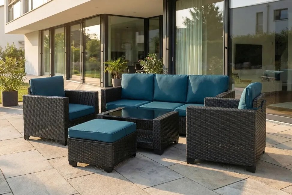 Zostava záhradného nábytku Akron