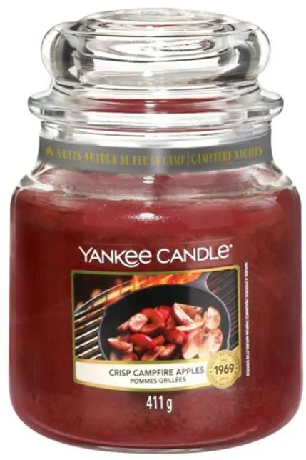 Yankee Candle vonná sviečka Crisp Campfire Apples Classic stredná