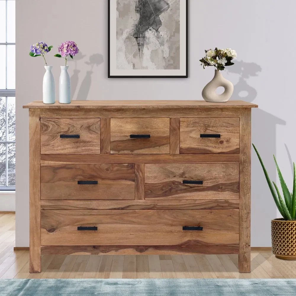 furniture-nabytek.cz - Dřevěná komoda z masivu palisandr 115x50x90
