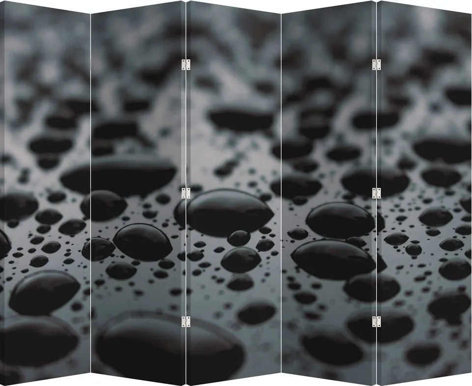 Paraván - Kvapky vody (210x170 cm)