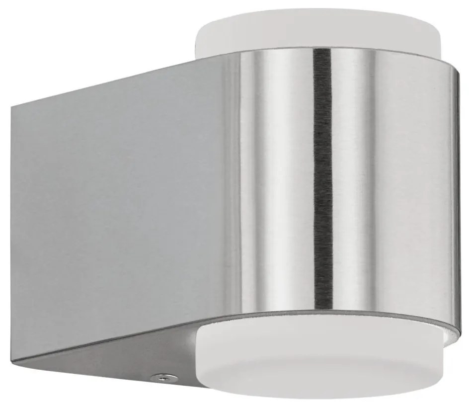 Eglo 65054-LED Vonkajšie nástenné svietidlo BRIONES PRO 2xLED/3W/230V IP44 chróm 65054