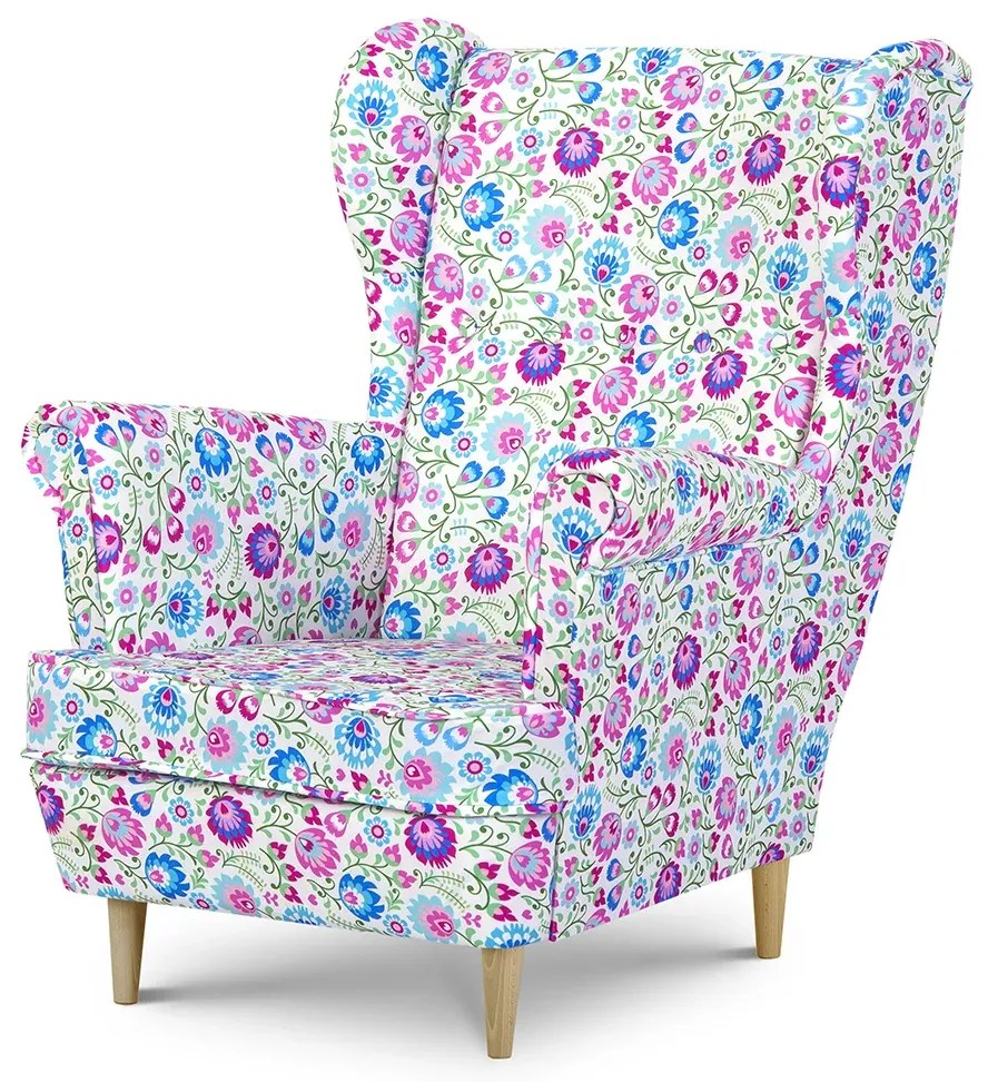 Pohodlné škandinávske kreslo Ušák LOKO