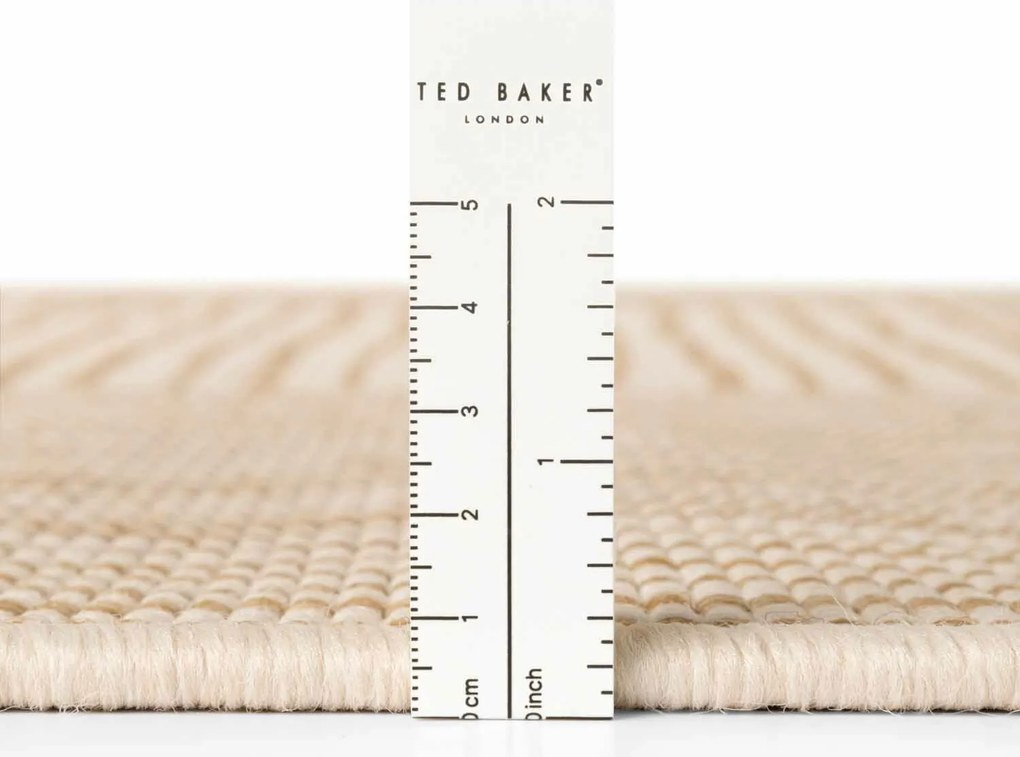 Ted Baker, Kusový koberec Ted Baker Haringey 106373 Natural White, 200x300, béžová, chodba / predsieň