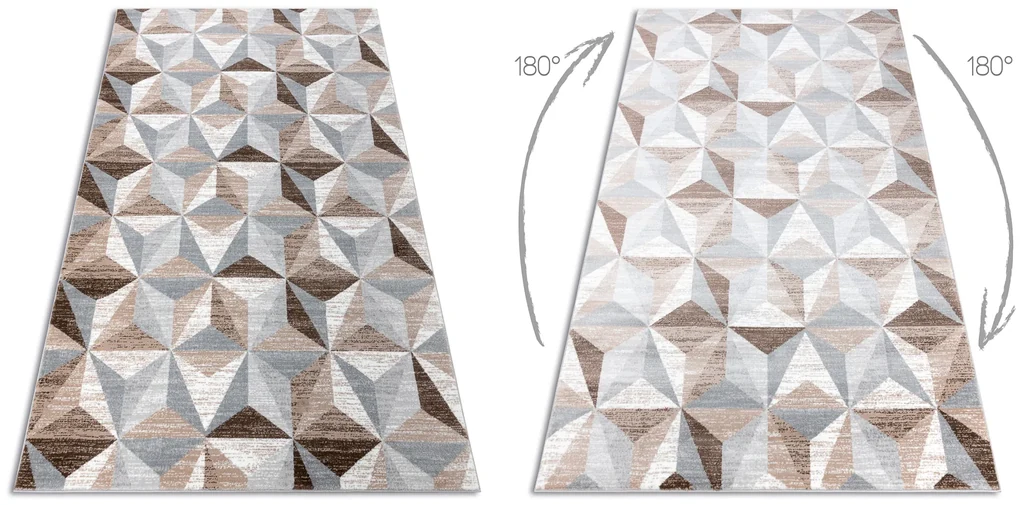 Koberec ARGENT - W6096 trojuholníky