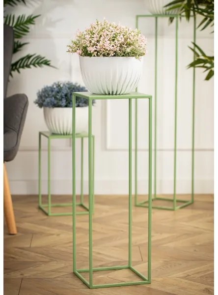 Stojan na kvety 70x24 cm tmavozelená